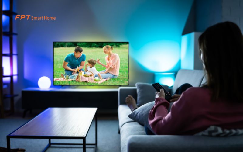Bố trí đèn LED trong phòng khách theo nhu cầu